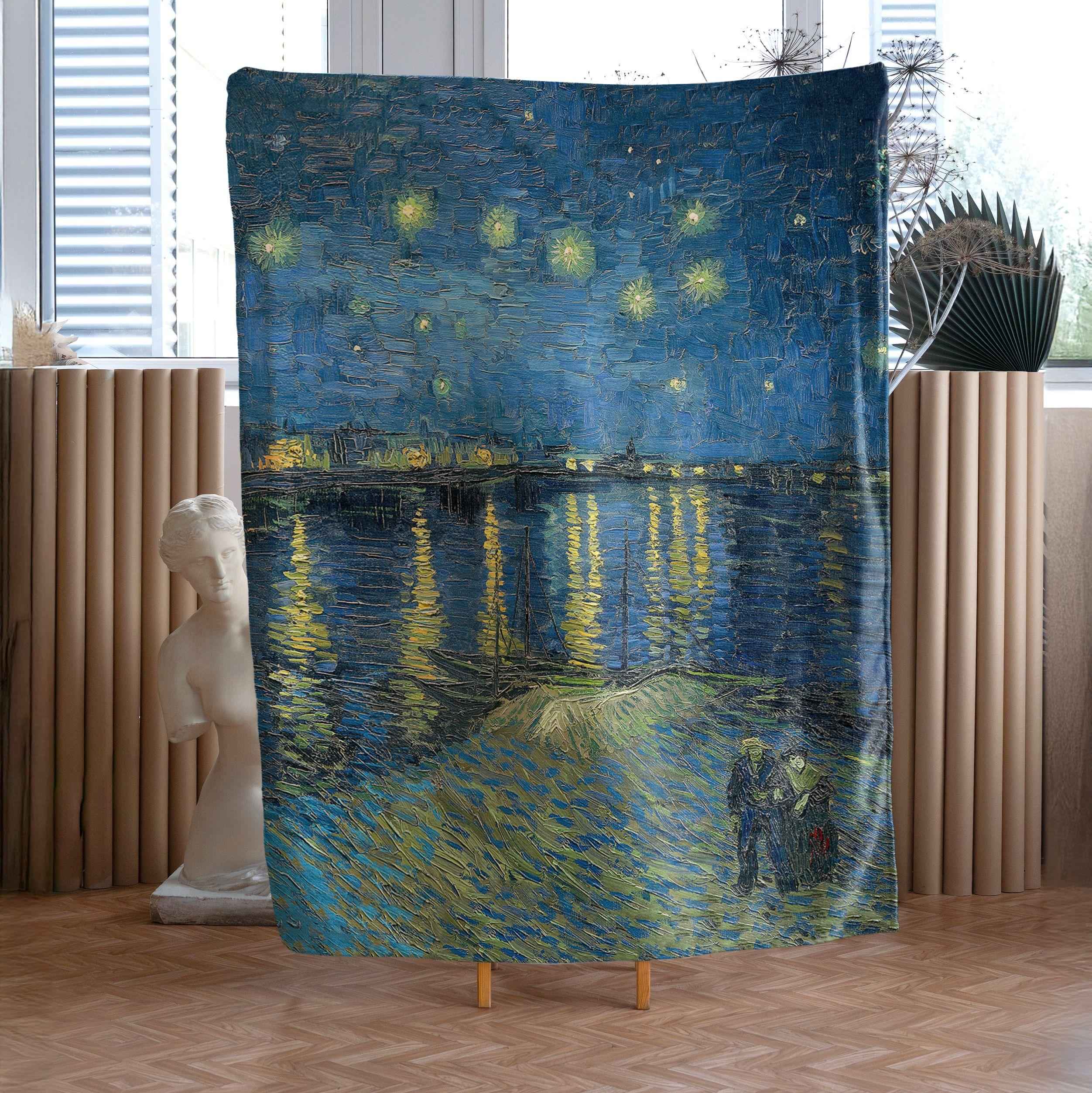 <tc>Blanket <span style="background-color: rgb(247, 247, 247);">Vincent van Gogh „Starry Night Over the Rhône"</span></tc>