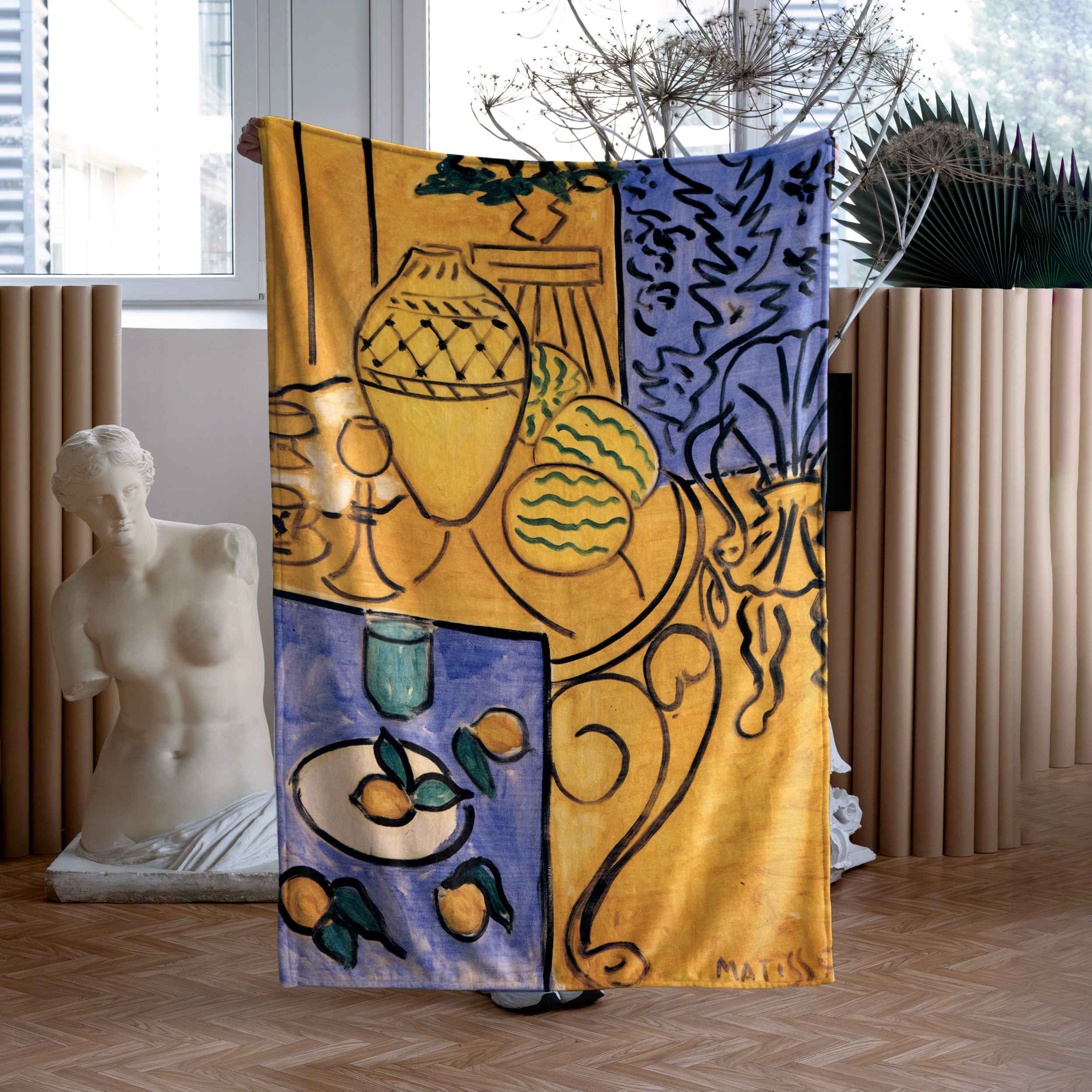 Pledas Henri Matisse „Interior, Yellow & Blue