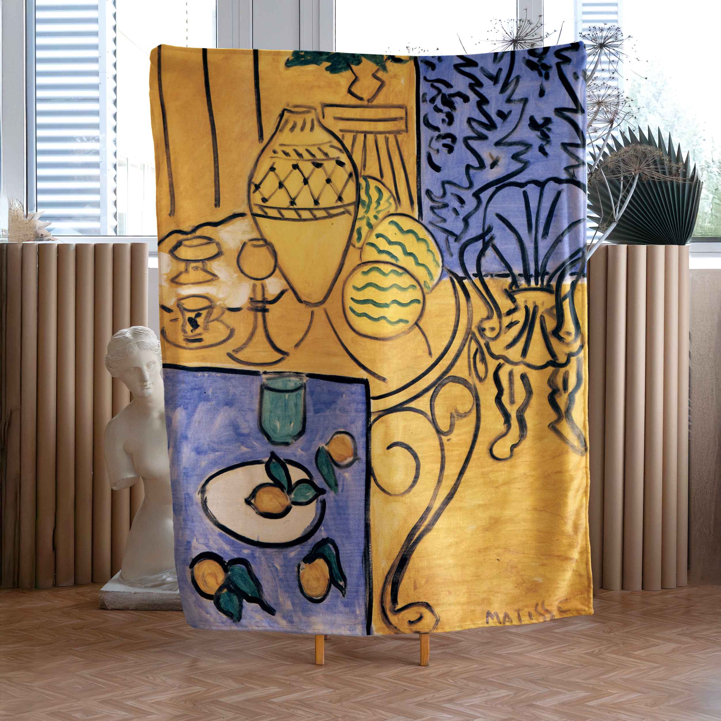 Pledas Henri Matisse „Interior, Yellow & Blue