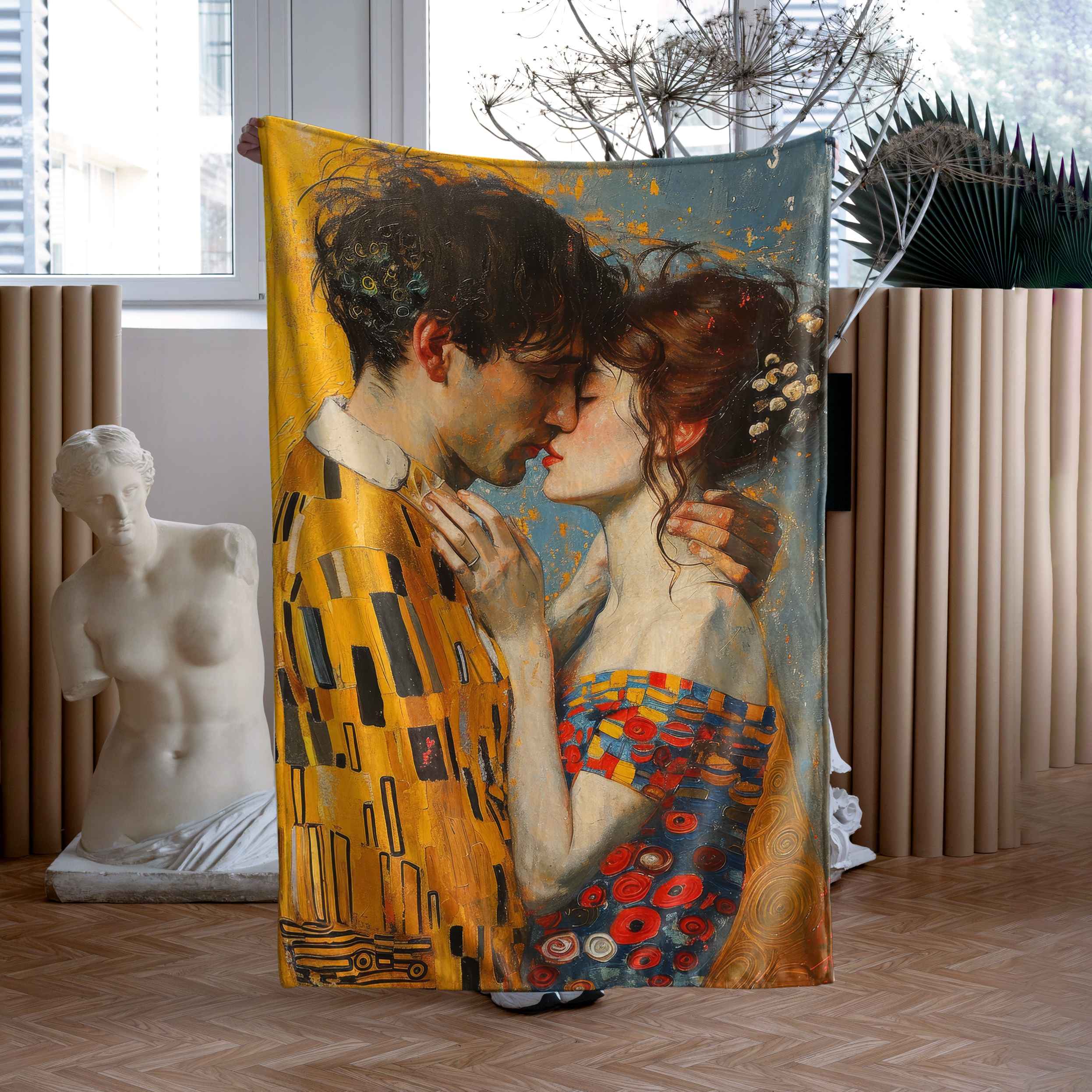 <tc>Blanket Imagine "The Kiss"</tc>