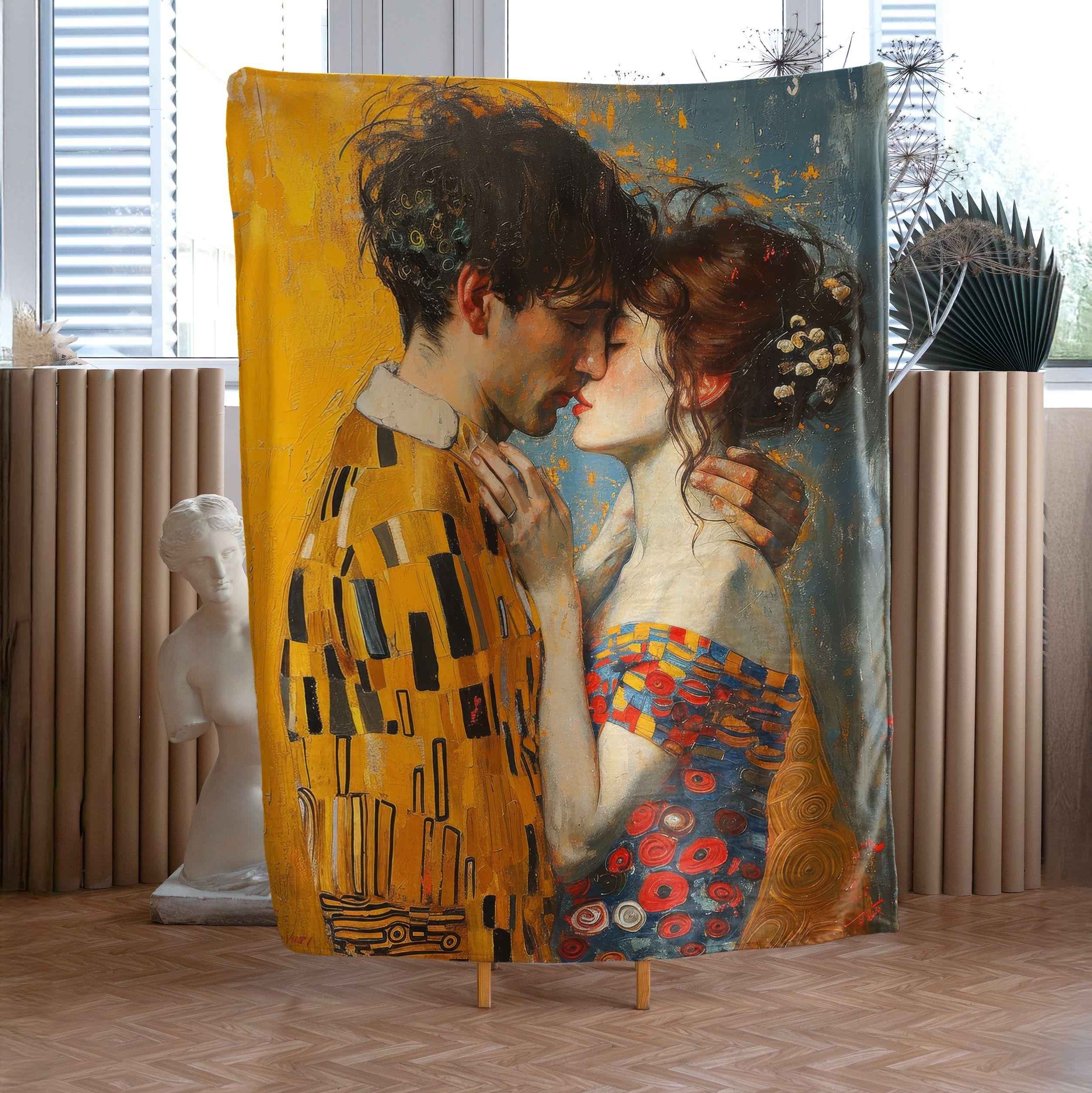 <tc>Blanket Imagine "The Kiss"</tc>