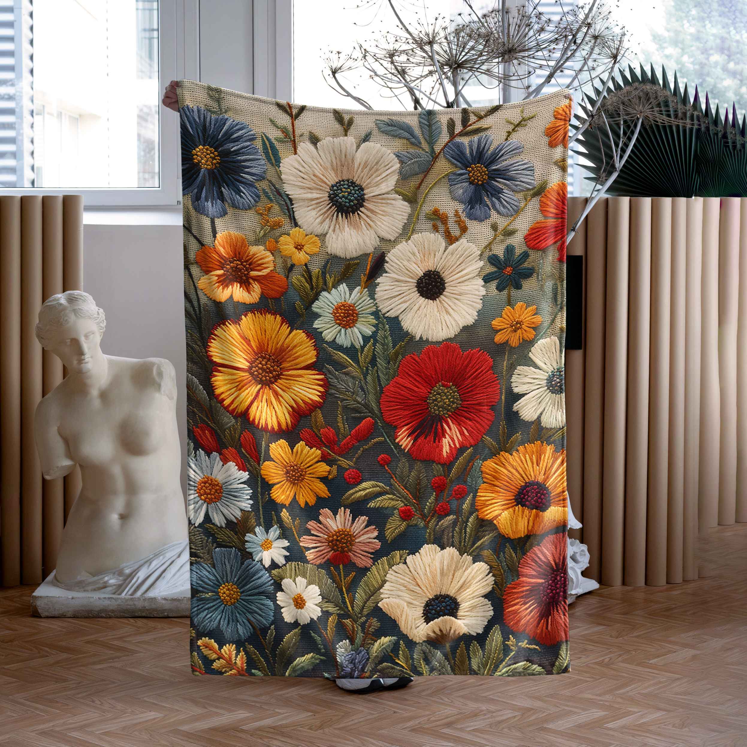 <tc>Blanket Imagine "Thread flowers"</tc>