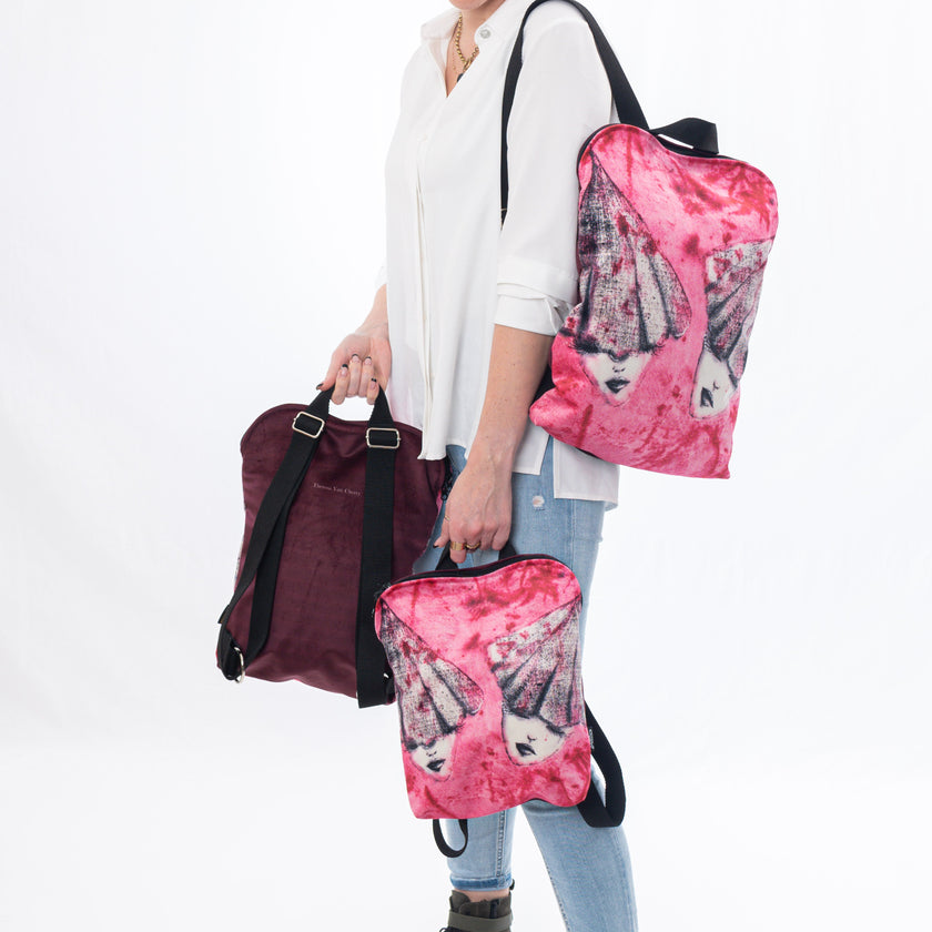 Kuprinė No. 1 Theresa Van Cherry „Amore e Pesce