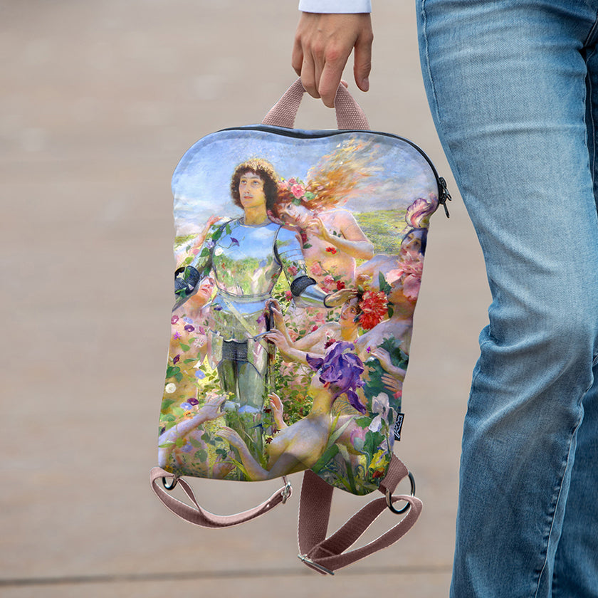 Kuprinė No. 1 Georges Rochegrosse „Gėlių riteris