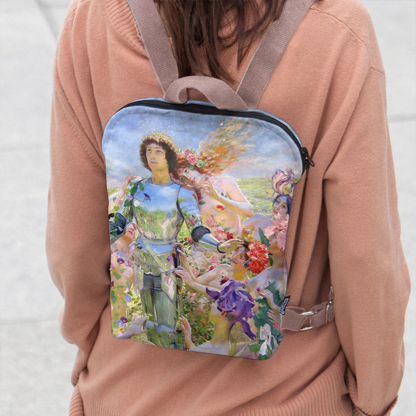 Kuprinė No. 1 Georges Rochegrosse „Gėlių riteris