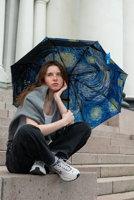 Automatinis skėtis Vincent van Gogh „Žvaigždėta naktis