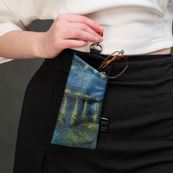 Eyeglass case Vincent van Gogh "Starry Night Over the Rhône"