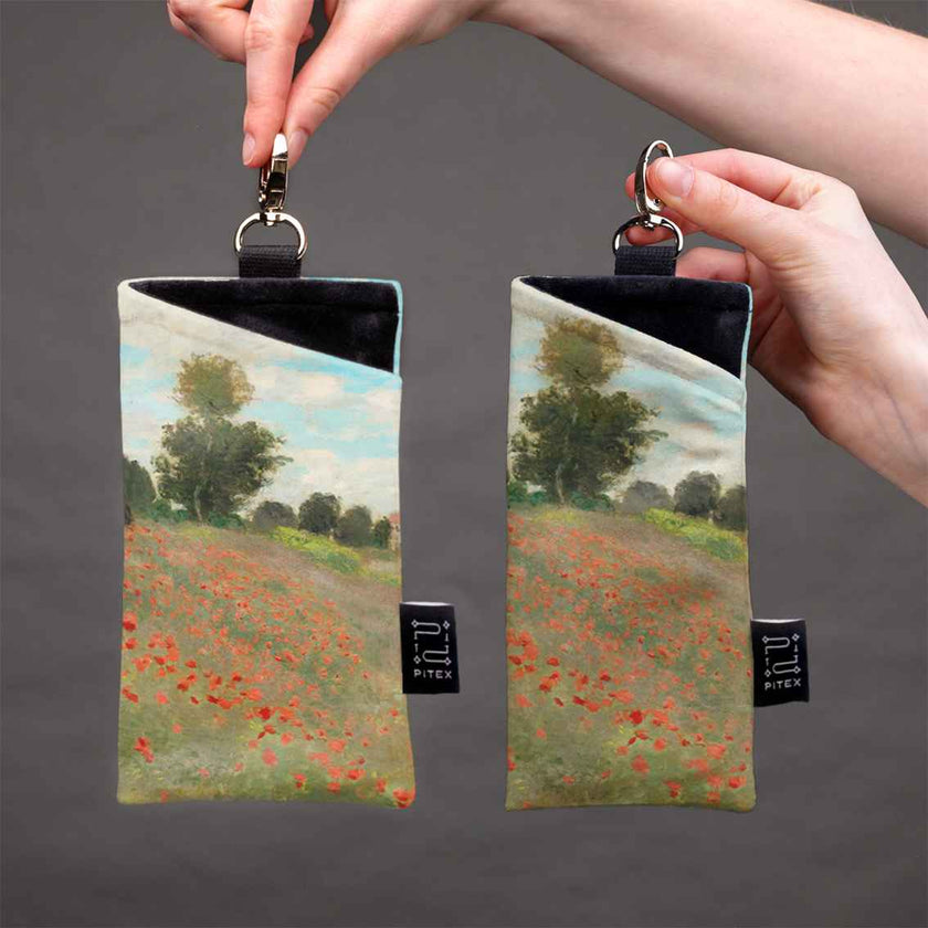 Akinių dėklas Claude Monet „Poppy Field