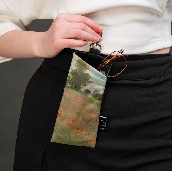 Glasses case Claude Monet "Poppy Field"