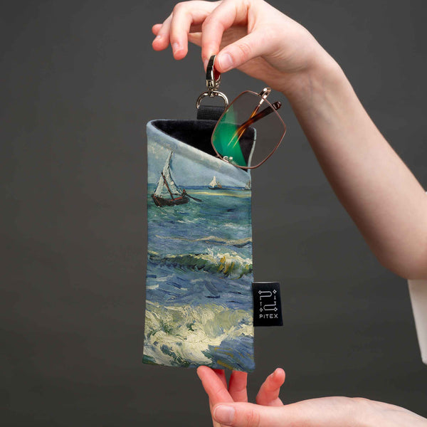 Glasses case Vincent van Gogh "The Sea at Les Saintes-Maries-de-la-Mer"