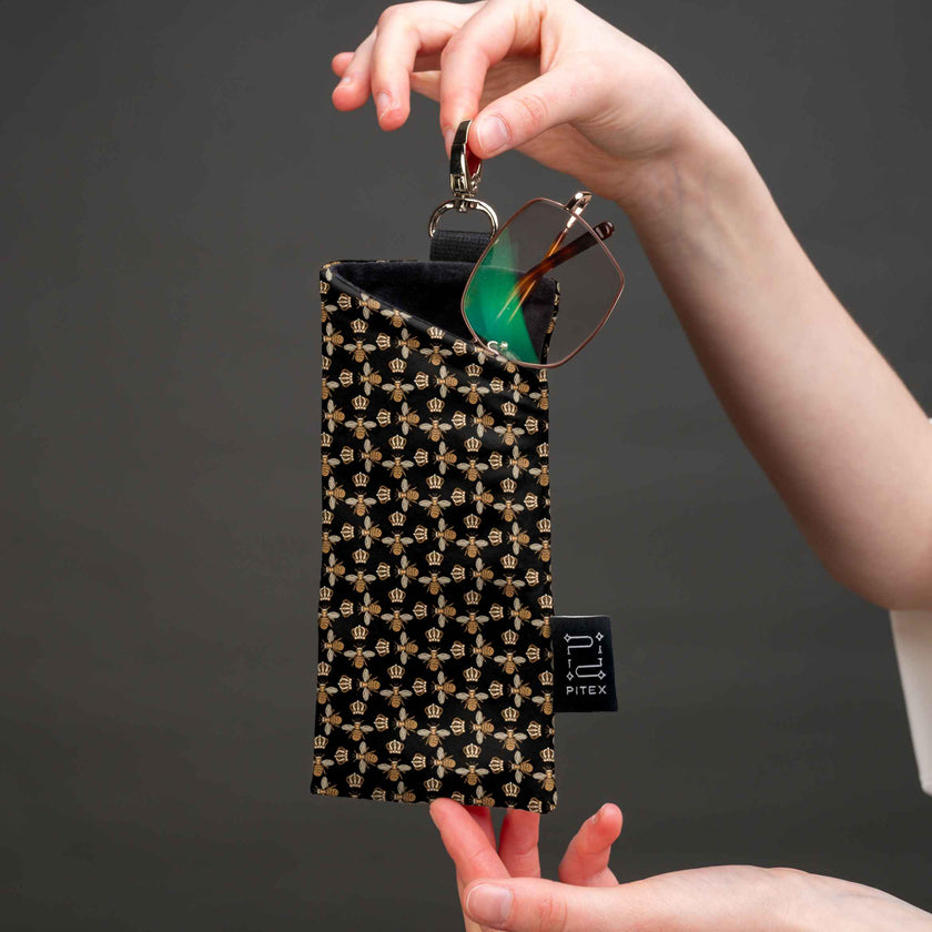 Akinių dėklas „Bitės