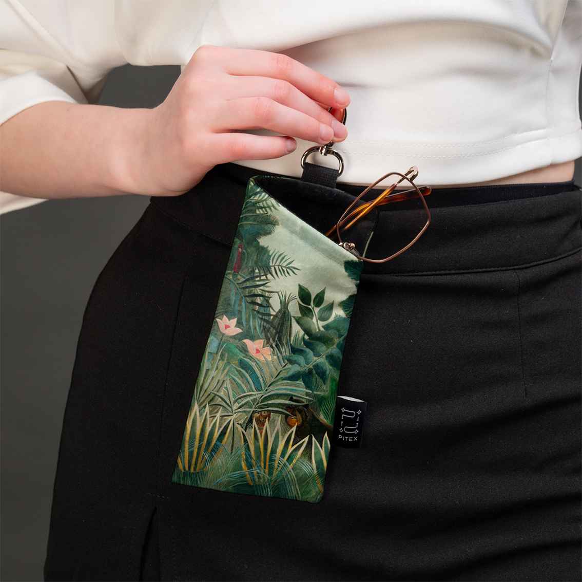 Eyeglass case Henri Rousseau "The Equatorial Jungle"