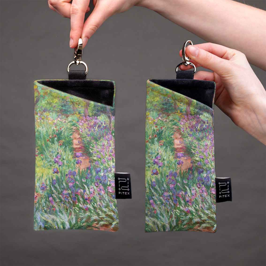 Glasses case Claude Monet "The Artist's Garden at Giverny"