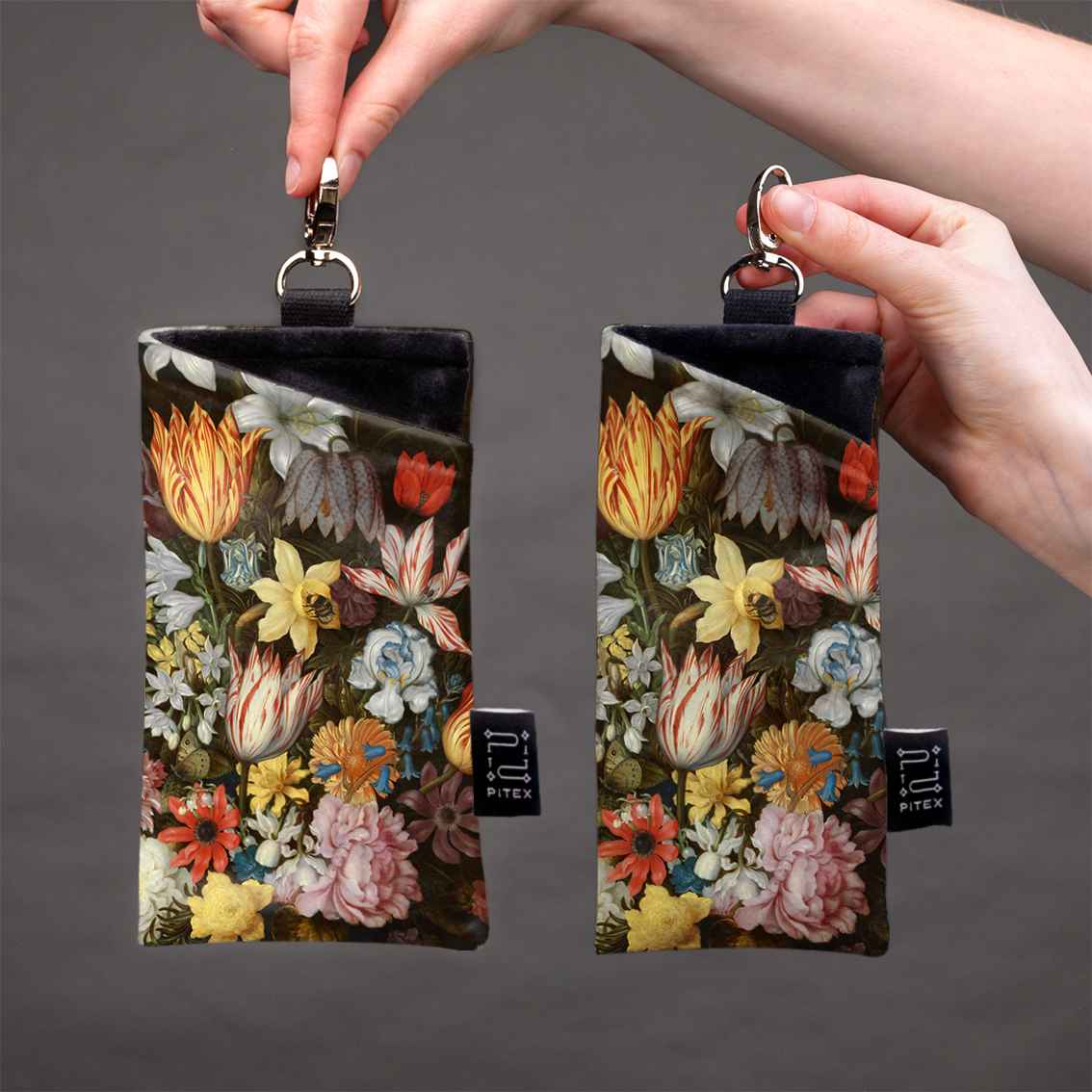 Glasses case Ambrosius Bosschaert "Still Life Of Flowers In A Wan-Li Vase"