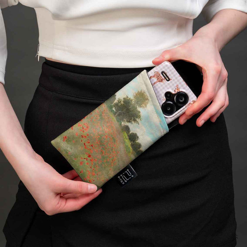 Akinių dėklas Claude Monet „Poppy Field