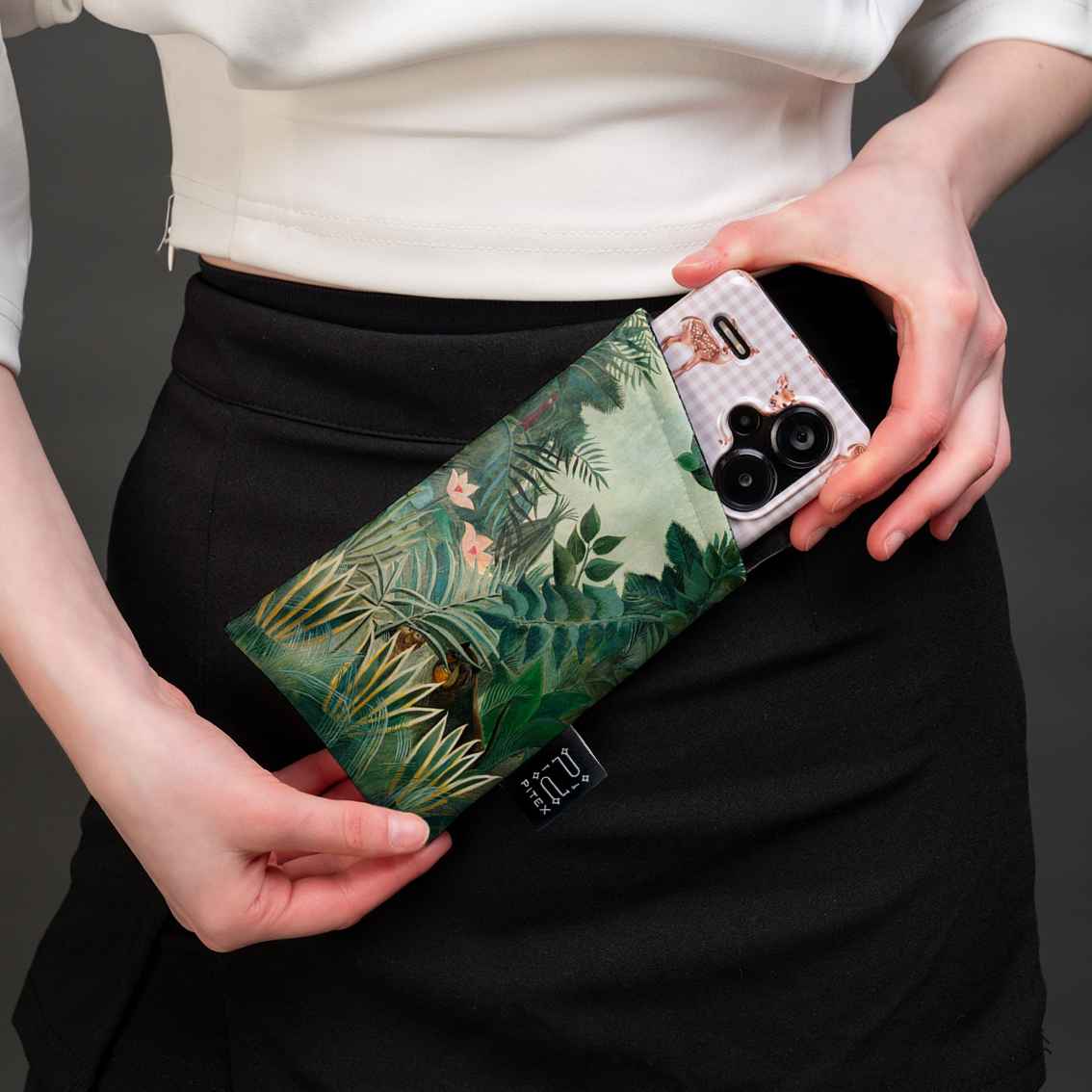 Eyeglass case Henri Rousseau "The Equatorial Jungle"