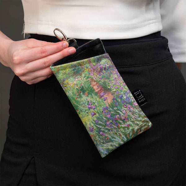 Glasses case Claude Monet "The Artist's Garden at Giverny"