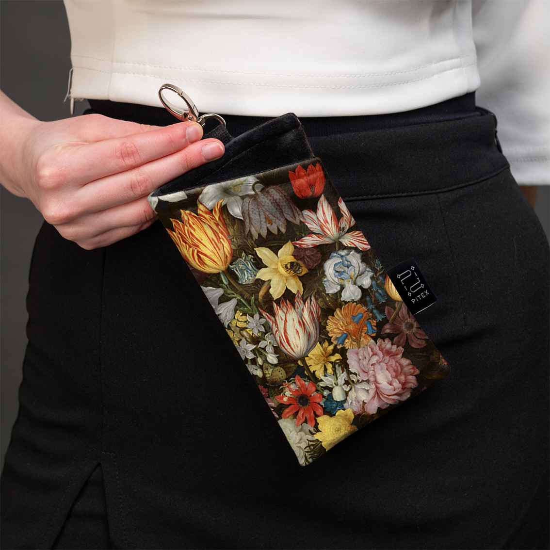 Glasses case Ambrosius Bosschaert "Still Life Of Flowers In A Wan-Li Vase"
