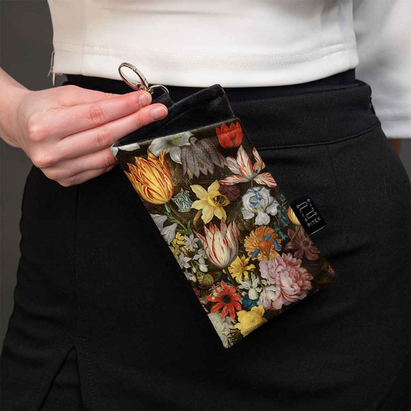 Glasses case Ambrosius Bosschaert "Still Life Of Flowers In A Wan-Li Vase"