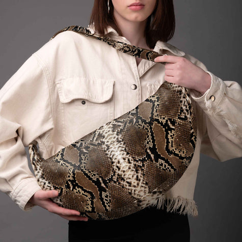 Hobo rankinė Classy „Anakonda