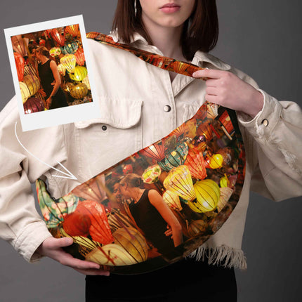 Hobo bag with your photo 