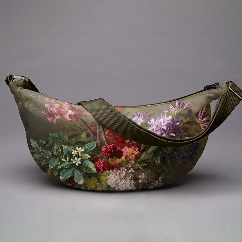 <tc>Hobo bag Gregorius van Os „Still Life with Flowers in a Greek Vase"</tc>