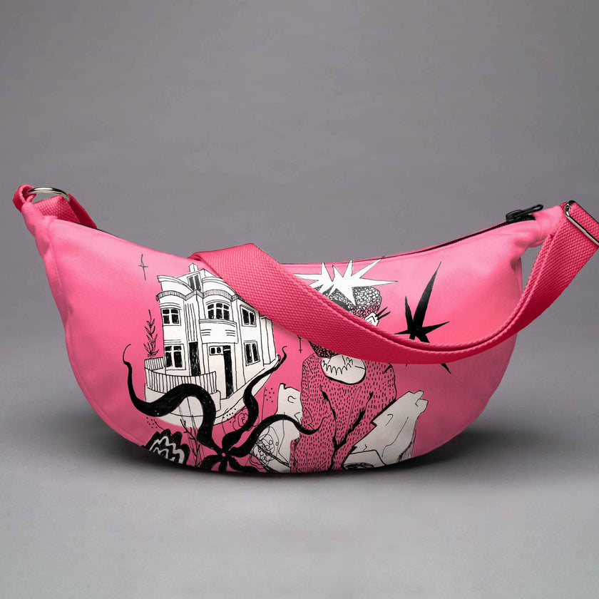 Hobo rankinė Flustas Jower „Strawberry