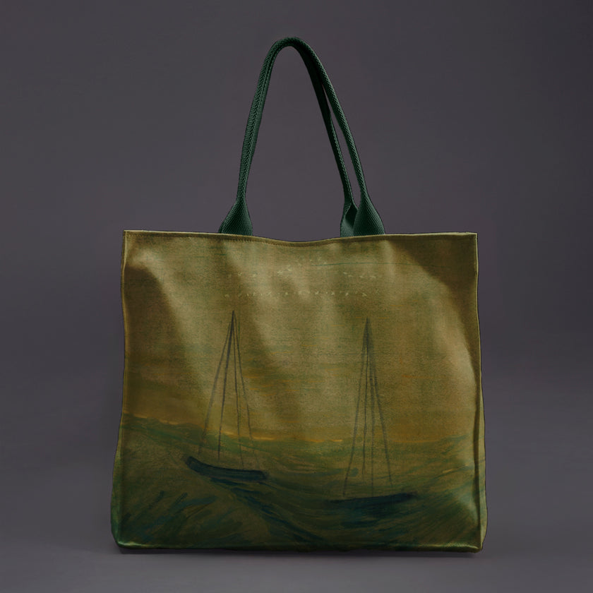 Rankinė M. K. Čiurlionis „Saulė eina Svarstyklių ženklu