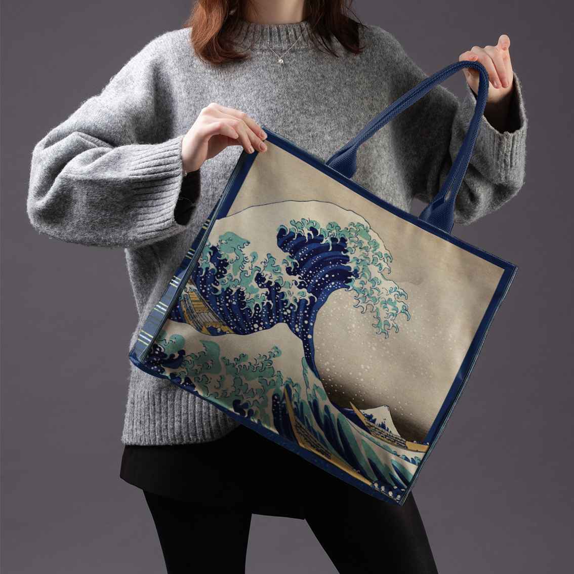 Rankinė Katsushika Hokusai „Didžioji Kanagavos banga