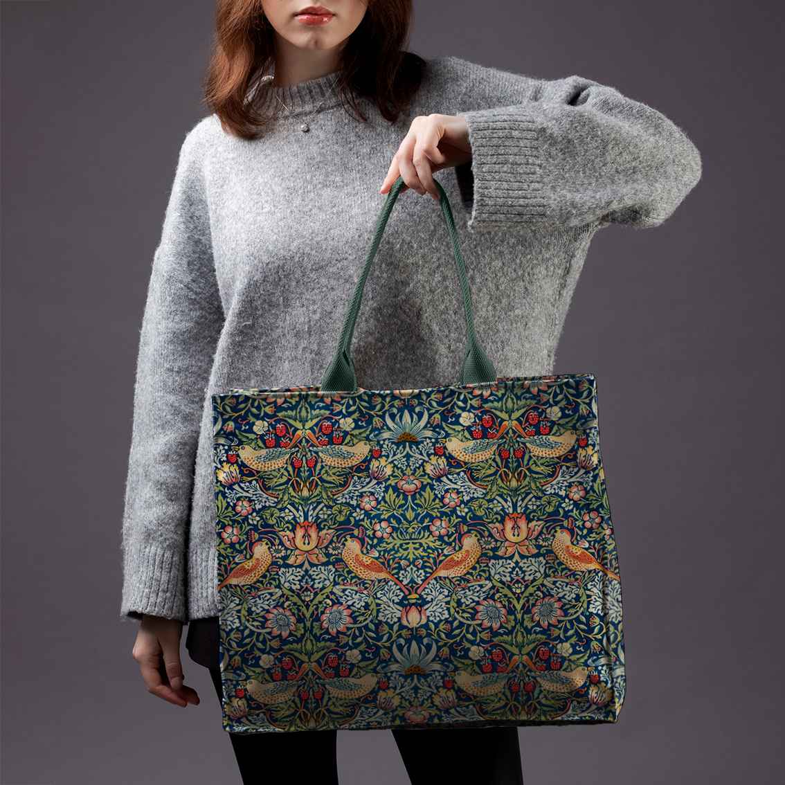 Rankinė William Morris „Strawberry Thief