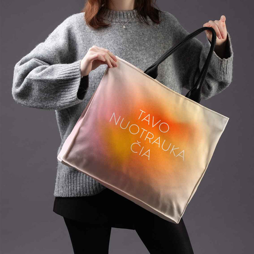 Rankinė su jūsų nuotrauka