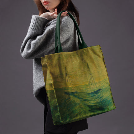 Rankinė M. K. Čiurlionis „Saulė eina Svarstyklių ženklu