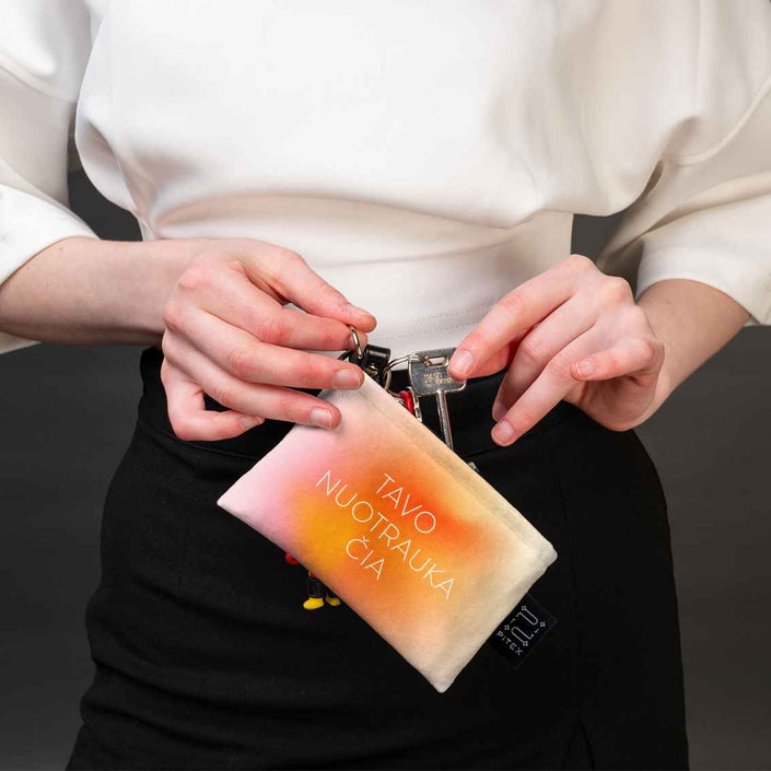 Keychain bag with your photo