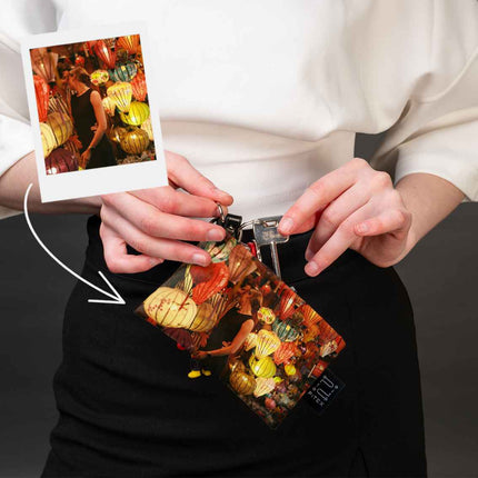 Keychain bag with your photo