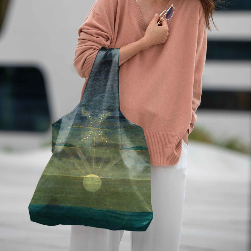 Gegužinis krepšys M. K. Čiurlionis „Saulė eina Žuvų ženklu