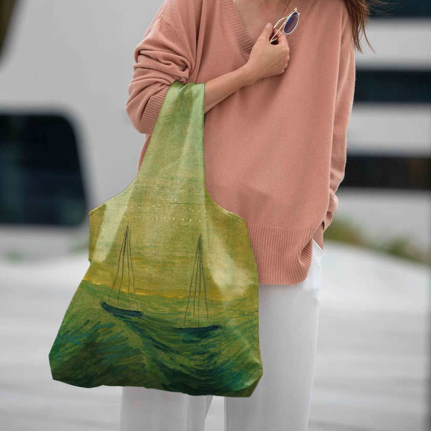 Gegužinis krepšys M. K. Čiurlionis „Saulė eina Svarstyklių ženklu