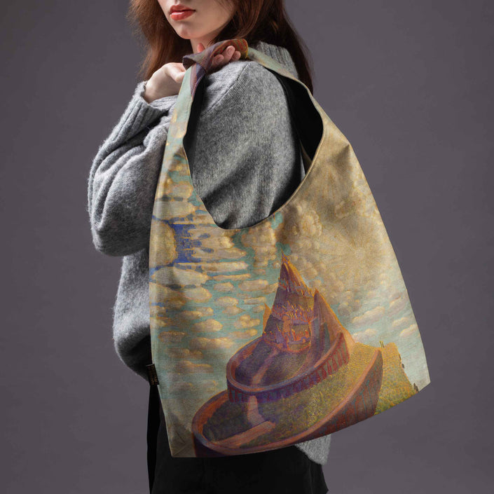 Gegužinė rankinė premium M. K. Čiurlionis „Pilies pasaka