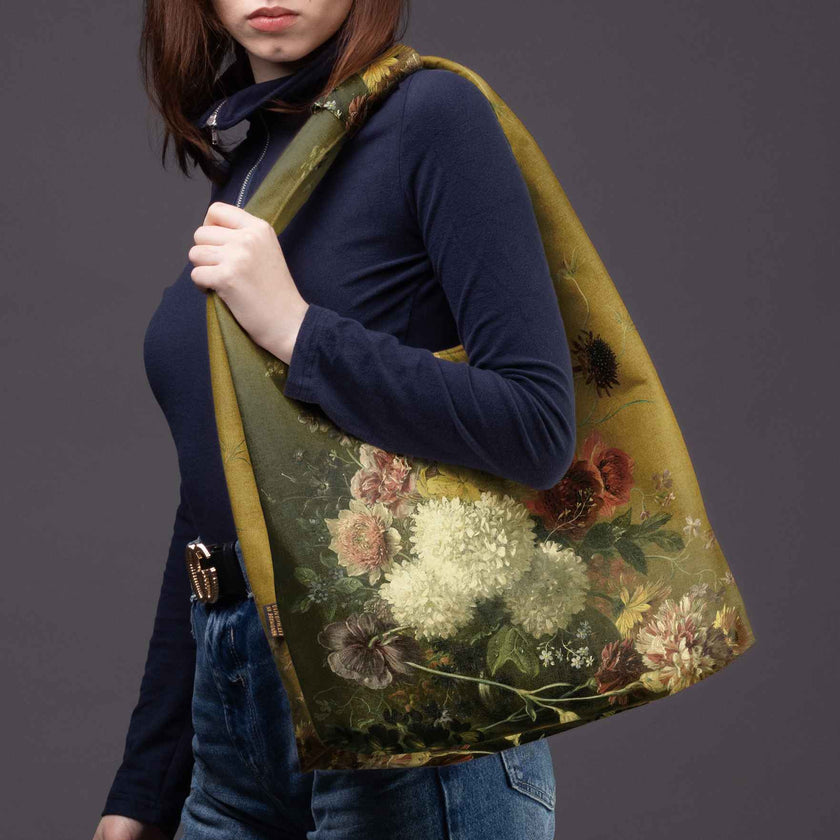 Gegužinė rankinė premium Gregorius van Os „Still Life with Flowers