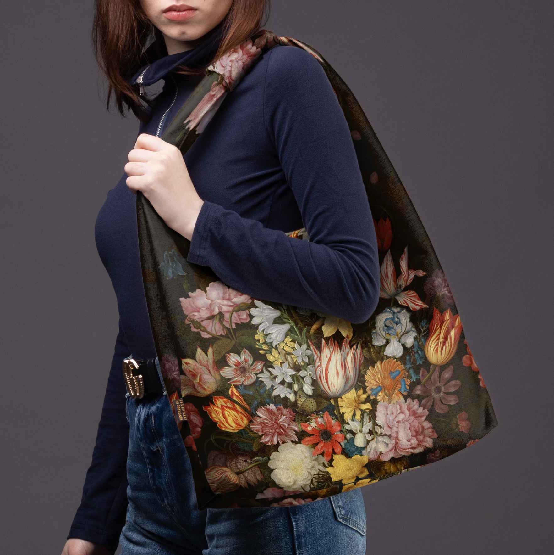 <tc>May bag Premium Ambrosius Bosschaert „Still-Life of Flowers"</tc>