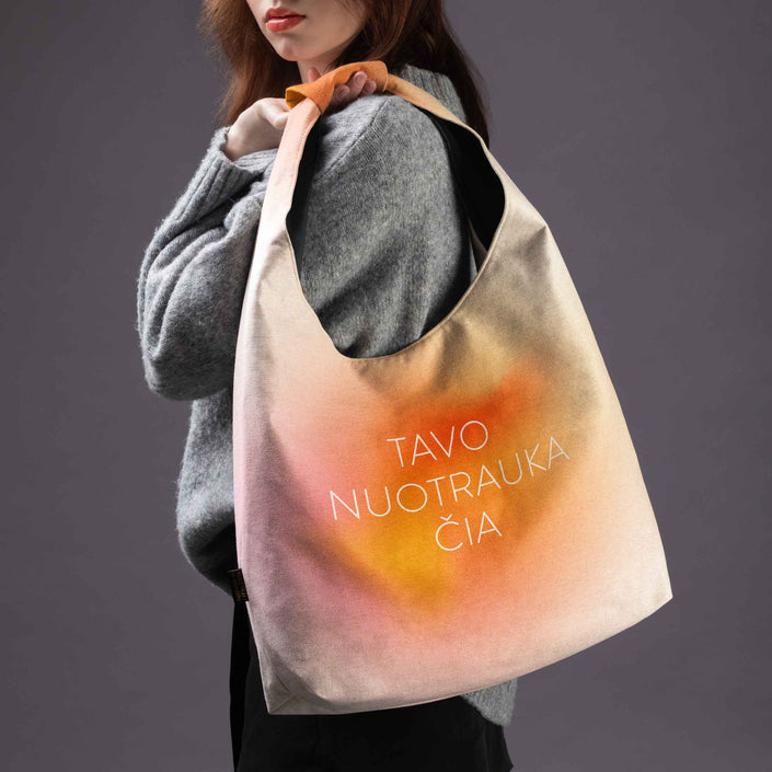 Premium May handbag with your photo