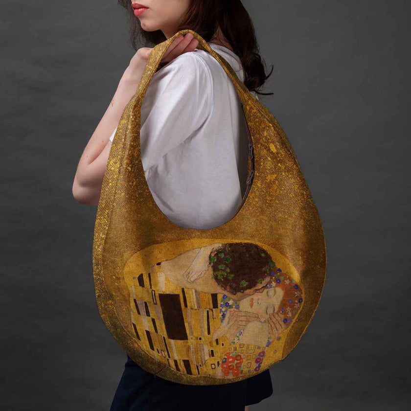 Menulio rankinė Gustav Klimt „The Kiss