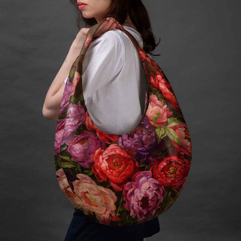 Menulio rankinė Imagine „Bijūnų puokštė