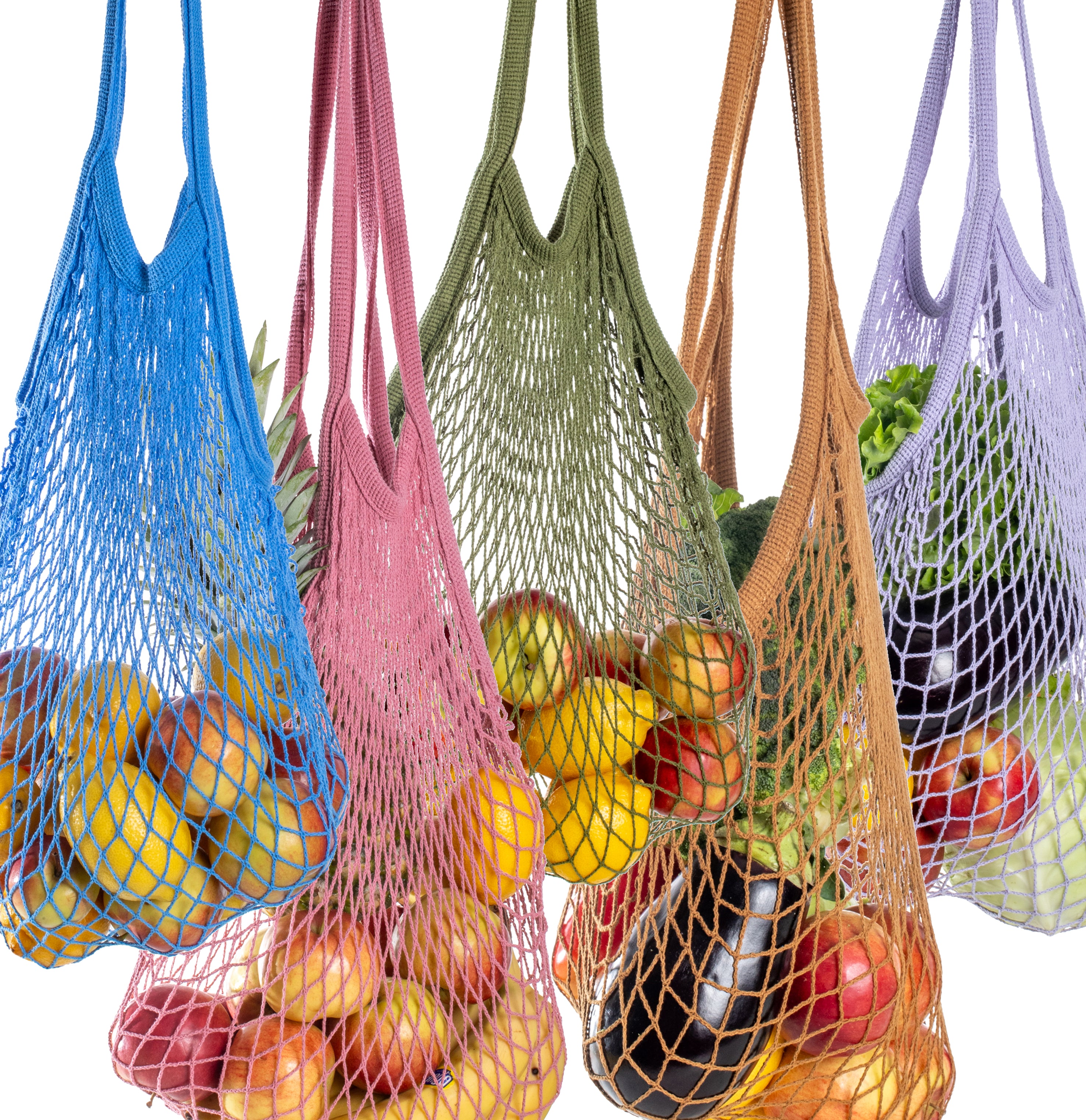 Rezginė sietka pirkinių krepšys visų spalvų, dovanų idėjos, mados aksesuarai moterims