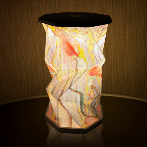 Origami žibintas M. K. Čiurlionis „Pasaulio sutvėrimas IX