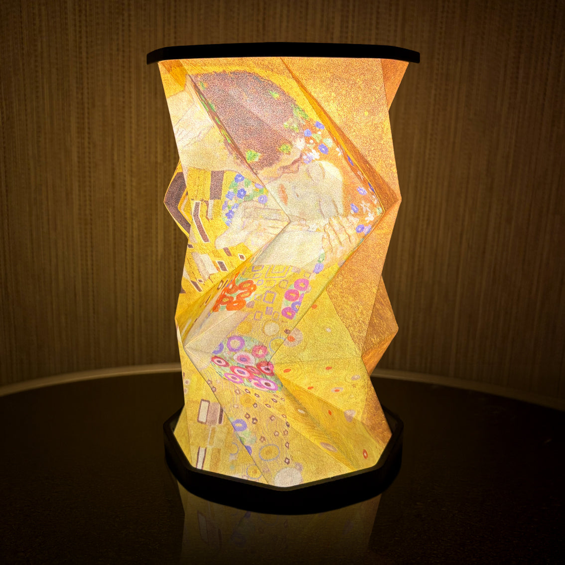 Origami žibintas Gustav Klimt „The Kiss
