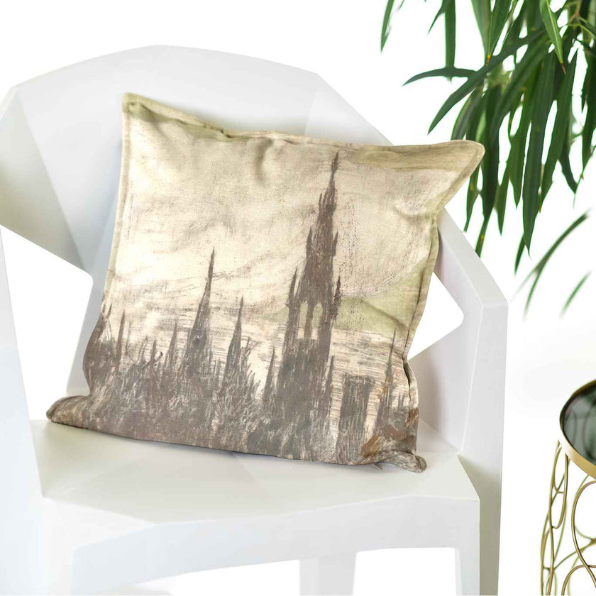 Dekoratyvinė pagalvėlė M. K. Čiurlionis „Bokštai