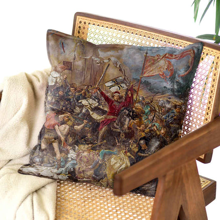 Dekoratyvinė pagalvėlė Jan Matejko „Žalgirio mūšis“