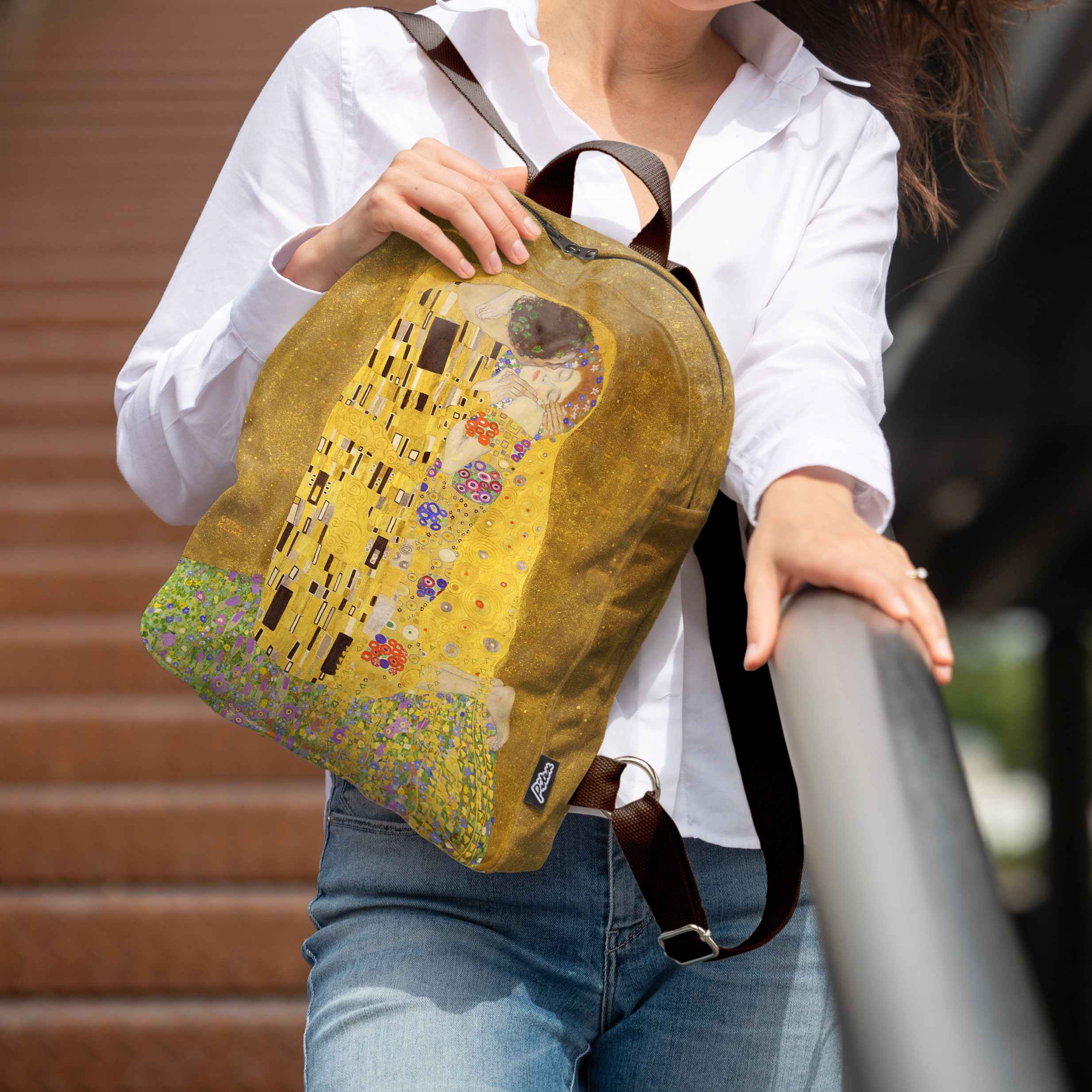 Kuprinė No. 2+ Gustav Klimt „The Kiss