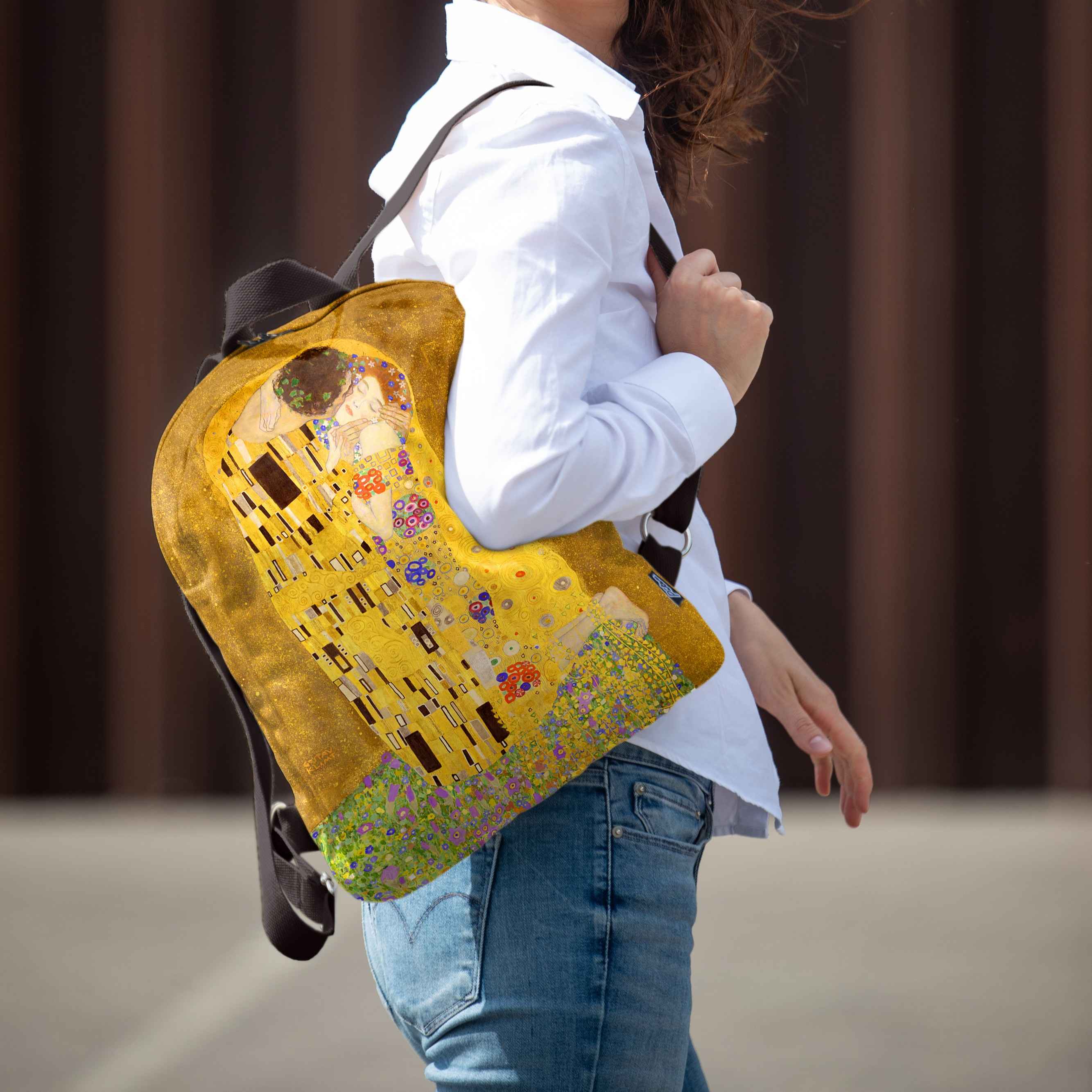 Kuprinė No. 2+ Gustav Klimt „The Kiss