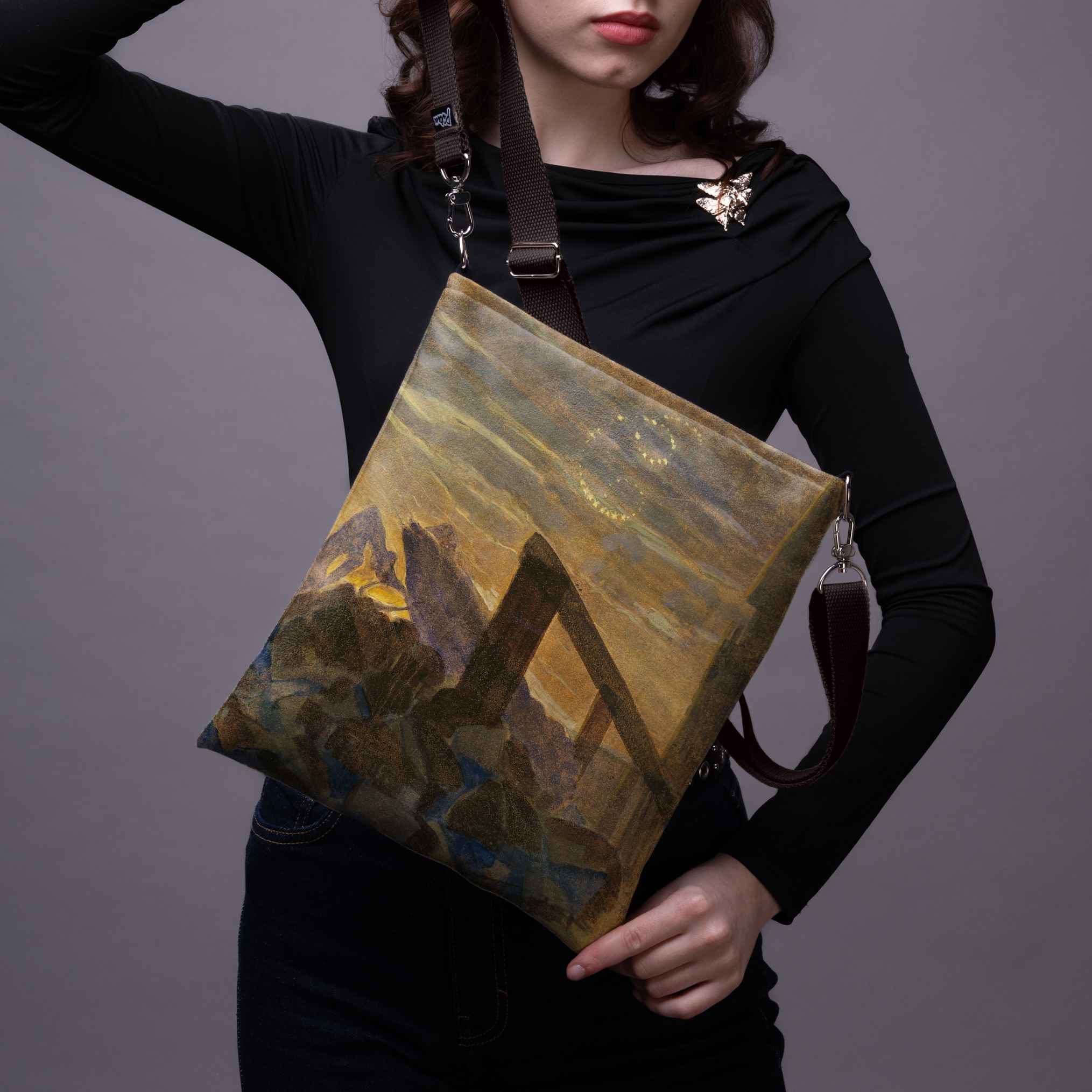 Rankinė per petį  M. K. Čiurlionis „Saulė eina Vėžio ženklu